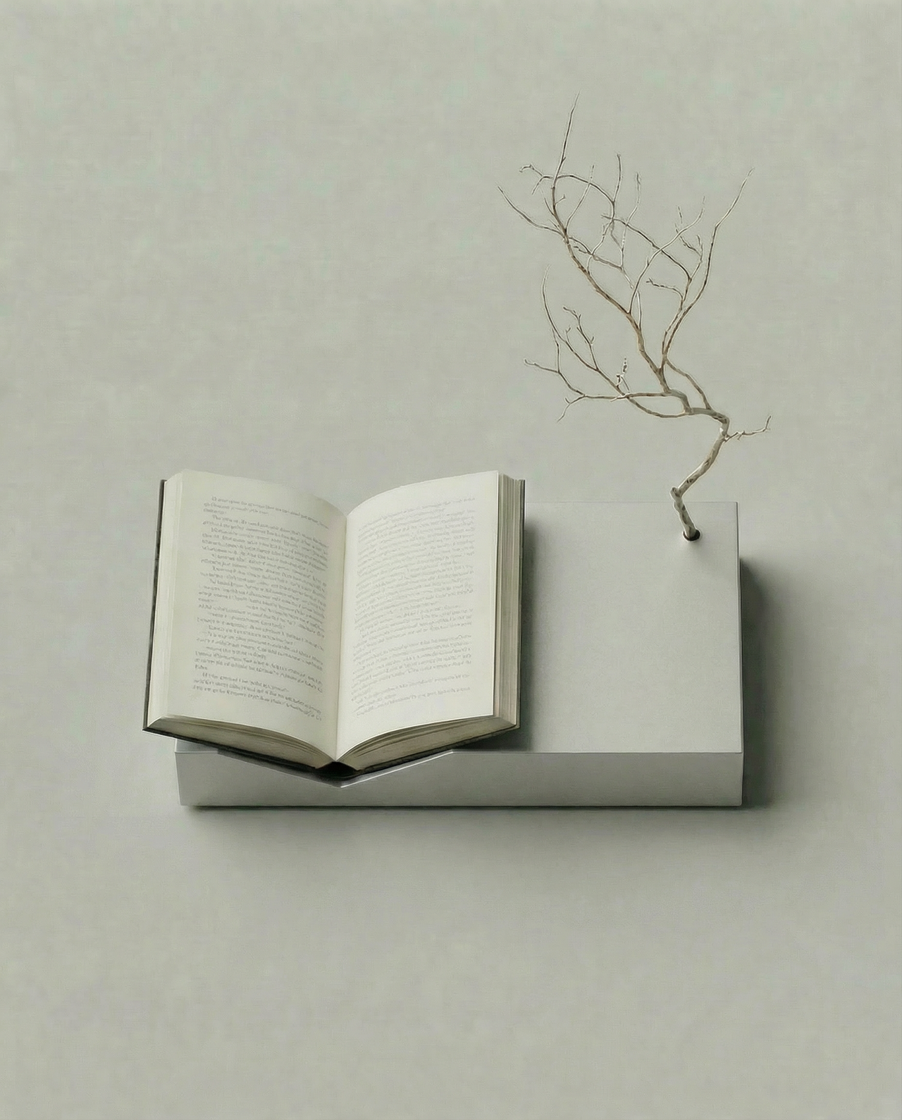 Book stand sculpture